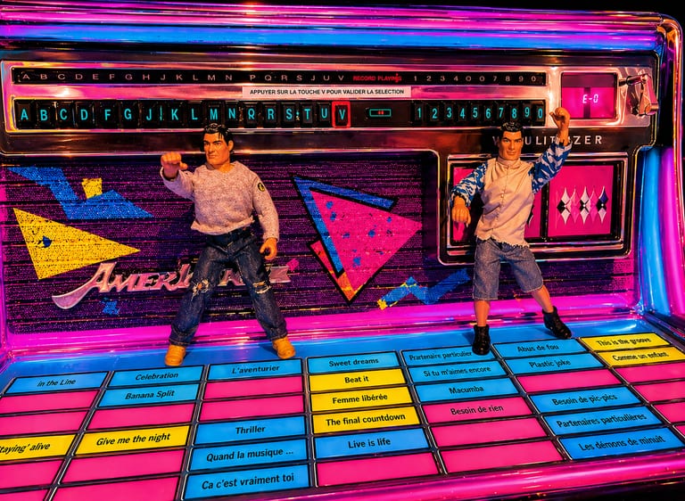 Jukebox Wurlitzer authentique — escape game Back to the 80's Caen
