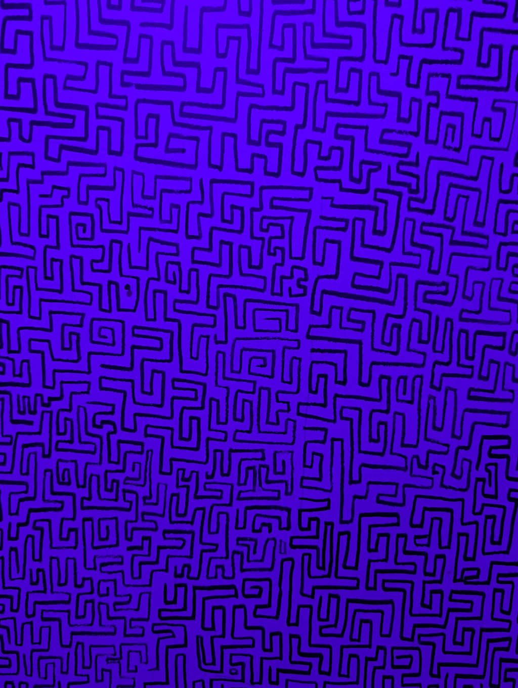 Mur mauve néon de la salle Back to the 80's climatisée — escape game canicule Caen GAMEDOOR·41