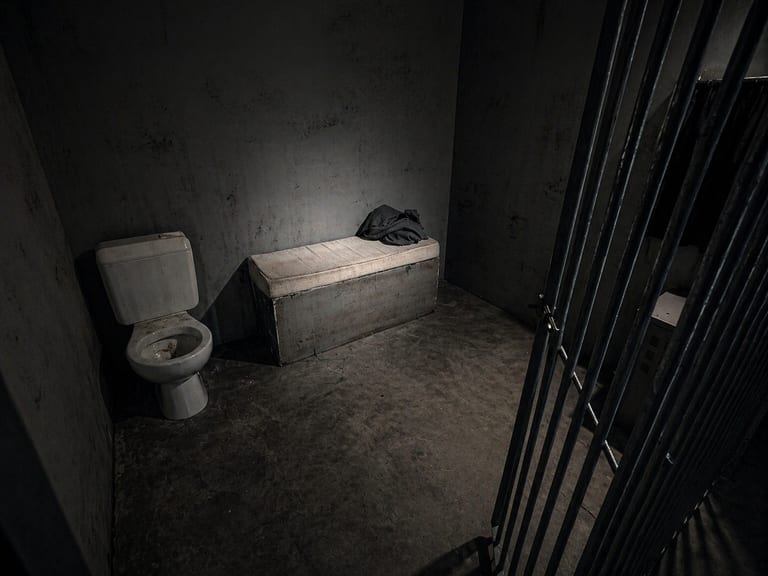 Cellule de la salle Garde à Vue — escape game GAMEDOOR·41 Caen